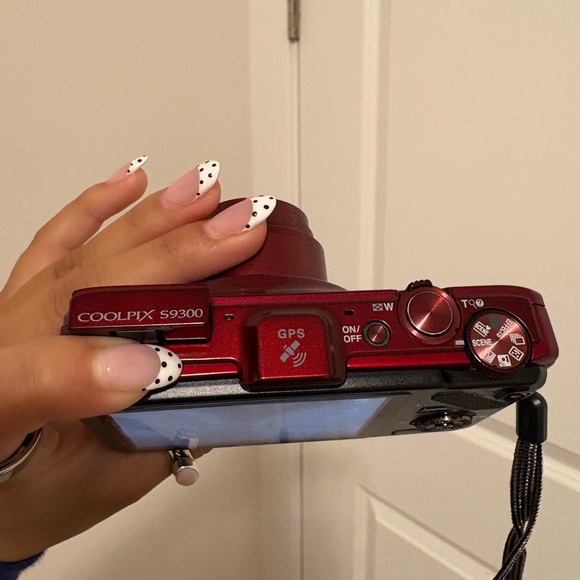 Nikon COOLPIX Red Digital Camera with 18x Zoom